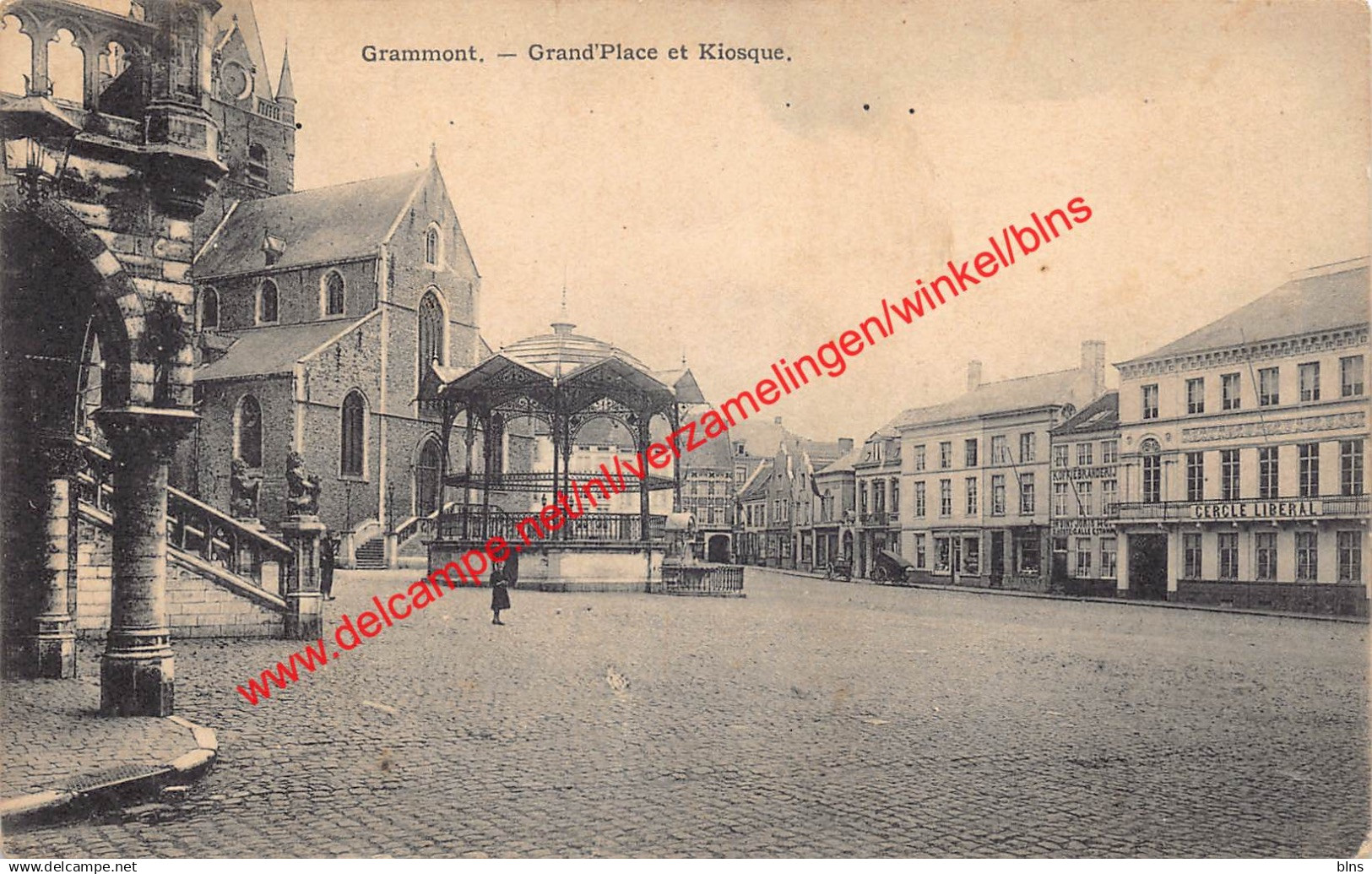 Grammont - Grand'Place et kiosque - Geraardsbergen