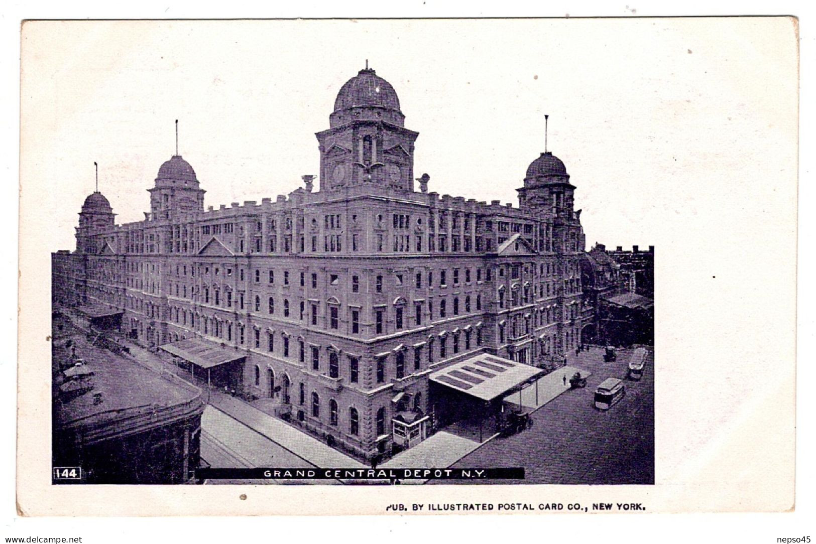 Grand Central depot New York.gare.chemin de fer.train.