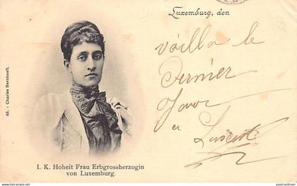 Luxembourg - Famille Grand-Ducale - La Grande-Duchesse Marie-Anne de Bragance - Ed. Charles Bernhoeft 48