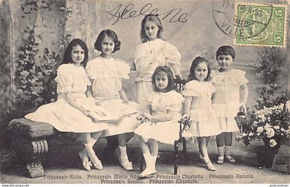 Luxembourg - Famille Grand-Ducale - Les princesses MarieAdélaïde, Charlotte, Hilda, Antonia et Sophie - Ed. Charles Bern