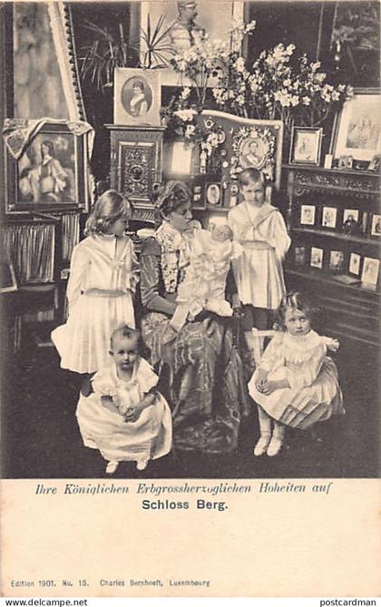 Luxembourg - Famille Grand-Ducale - Schloss Berg - Ihre Königlichen Erbgrossherzoglichen Hoheiten - Ed. Ch. Benrhoeft Ed