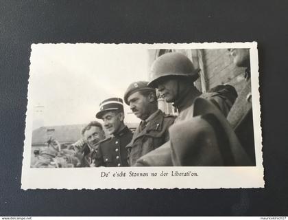 Luxembourg la famille grand ducale carte photo liberation 1944 militaria