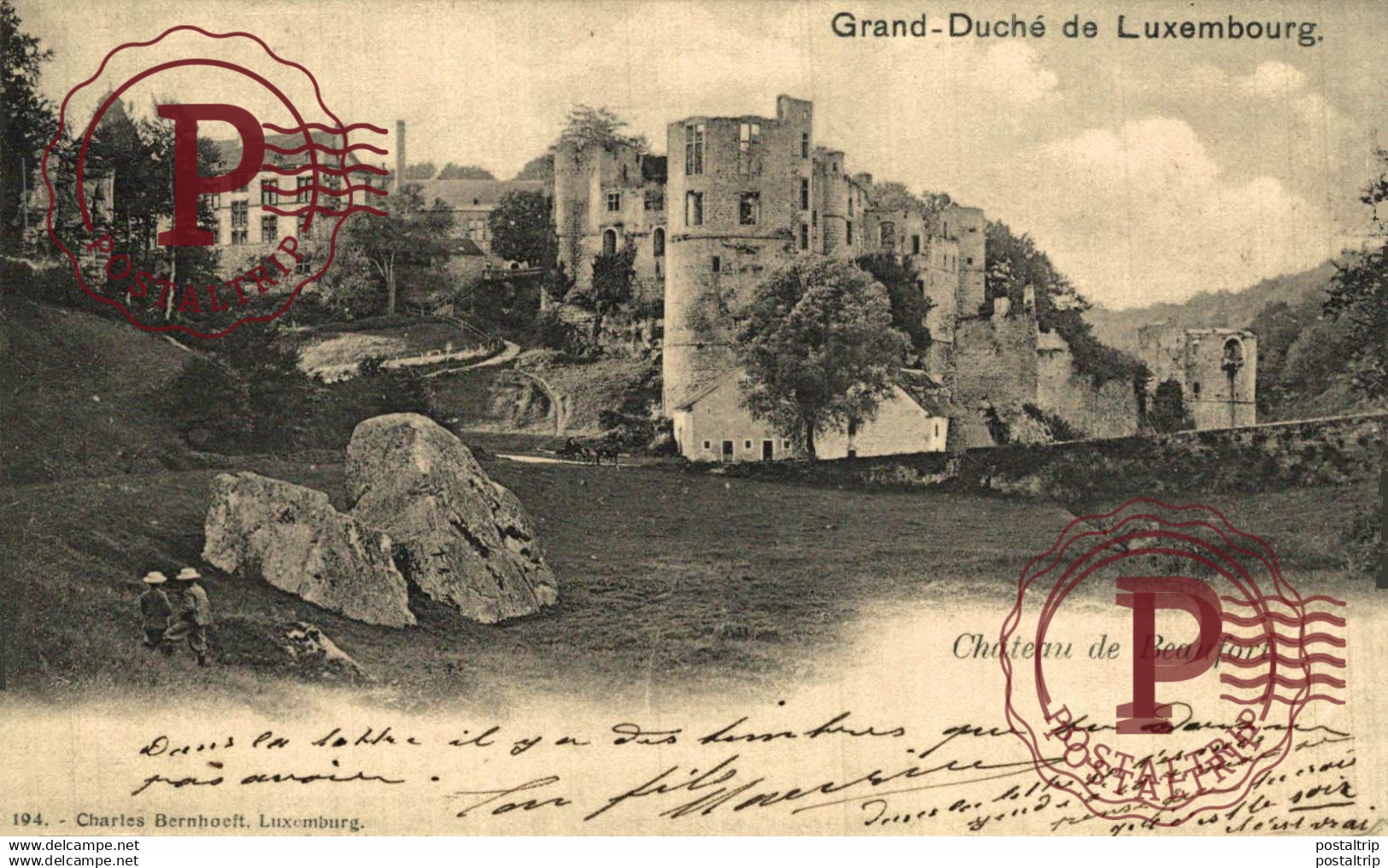 GRAND DUCHE DE  LUXEMBOURG  CHATEAU DE BEAUFORT  LUXEMBURG LUXEMBURGO