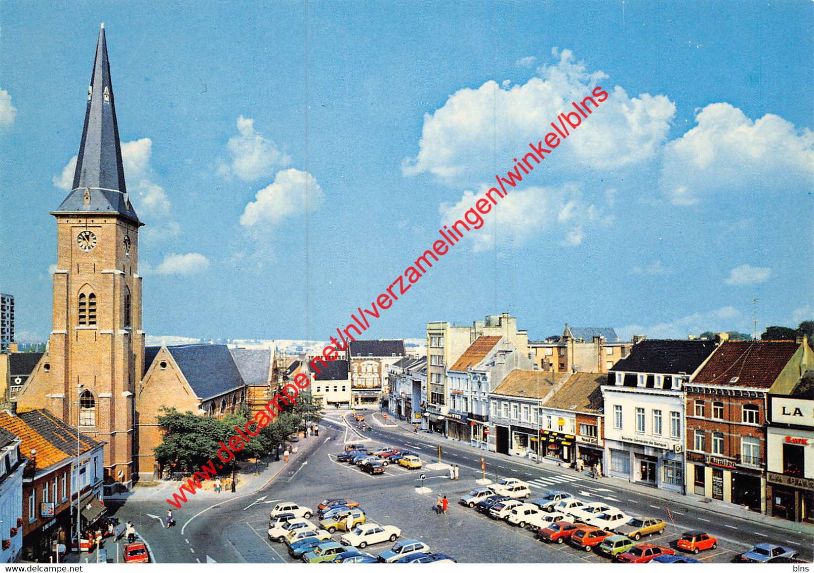 Grand'Place et Eglise St. Barthélémy - Moeskroen Mouscron