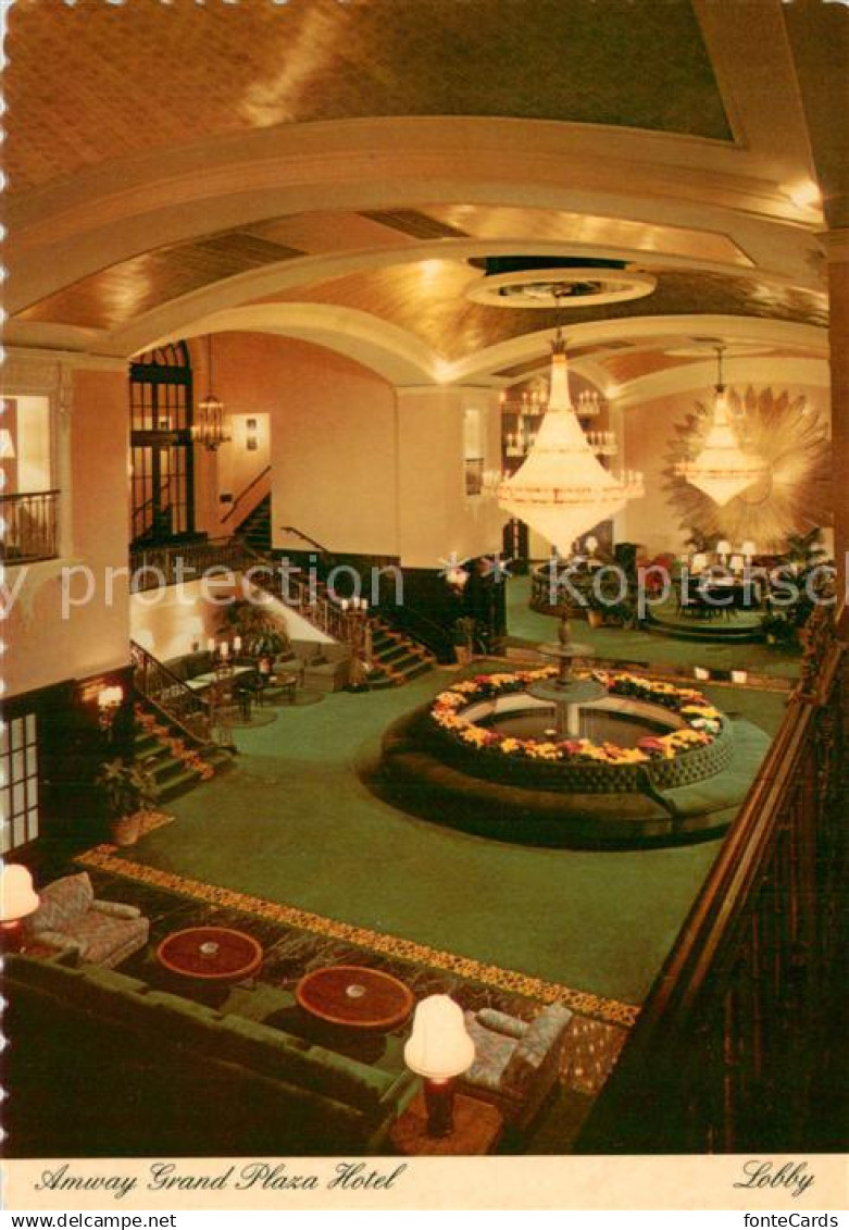Grand Rapids Michigan Amway Grand Plaza Hotel Lobby