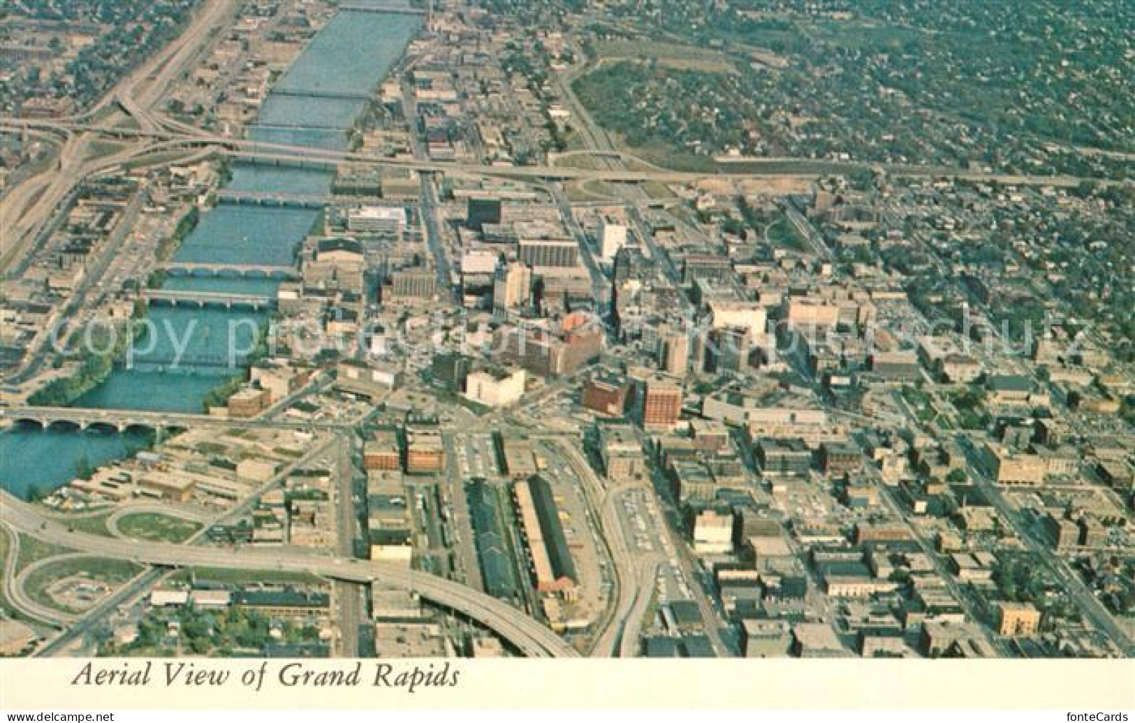 Grand Rapids Michigan Fliegeraufnahme