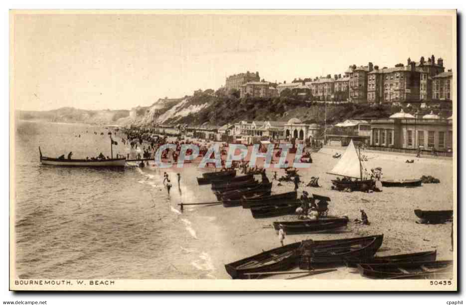 Grande Bretagne CPA Bournemouth W Beach