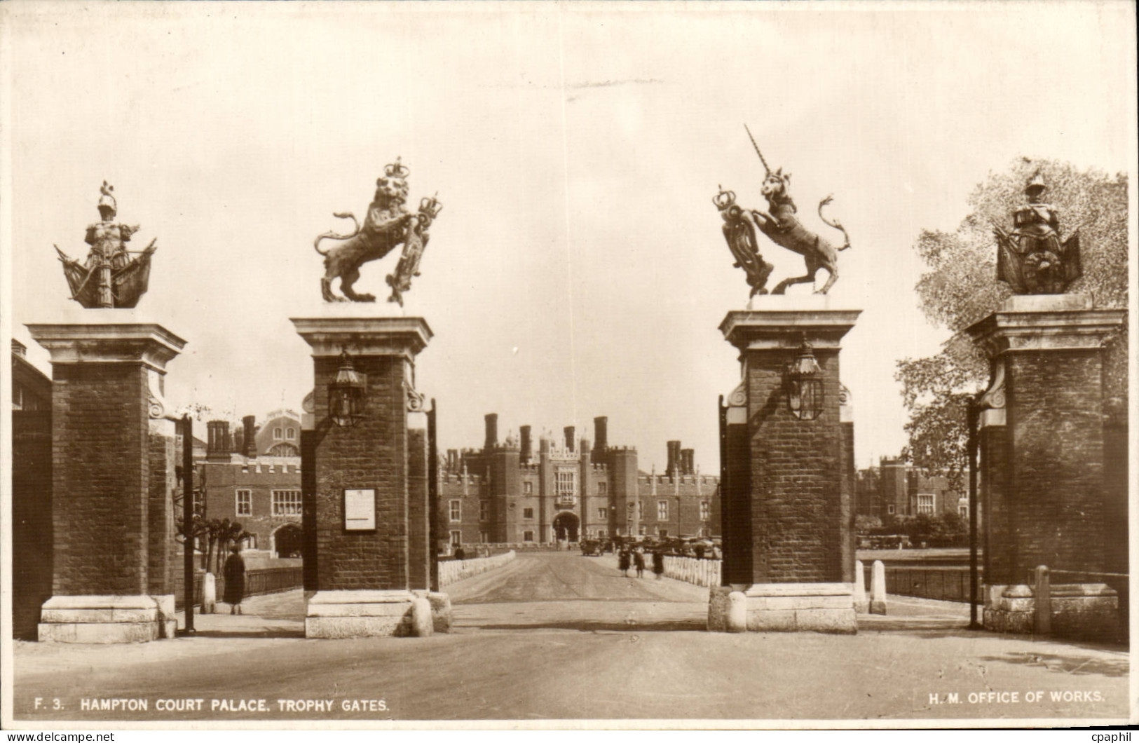 Grande Bretagne Grande Bretagne CPA Hampton court palace Trophy gates