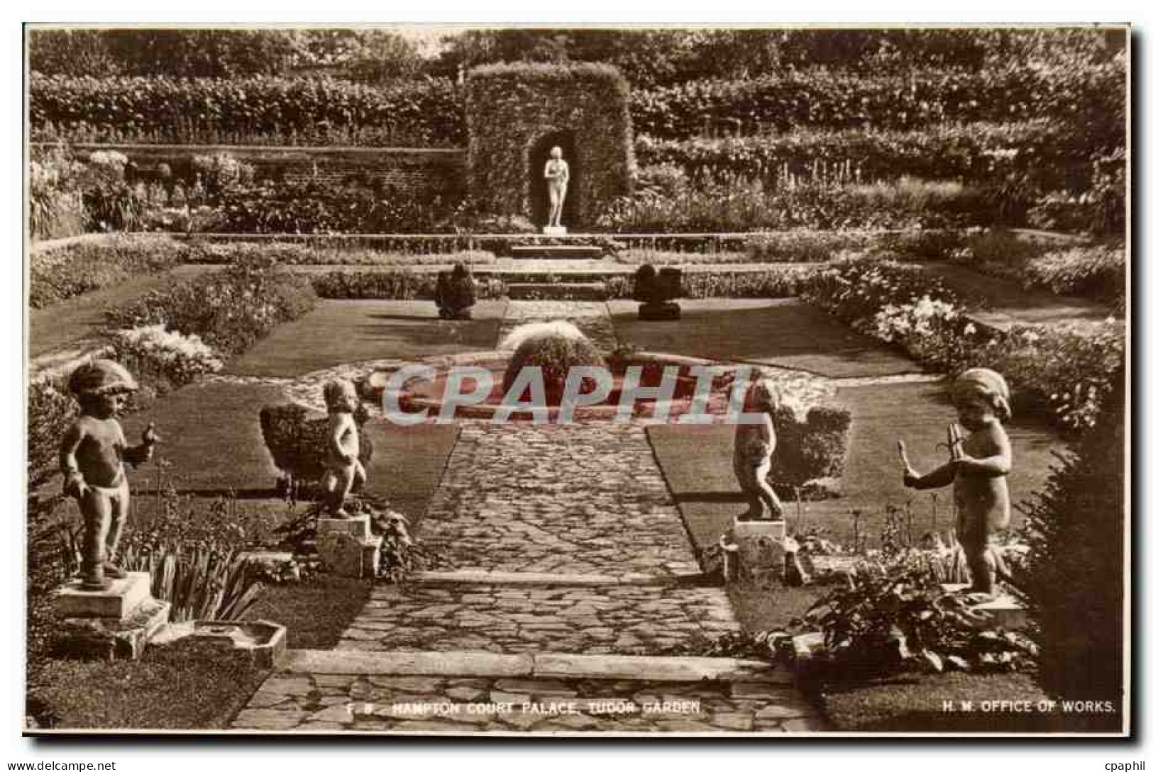 Grande Bretagne Grande Bretagne CPA Hampton court palace Tudor Garden