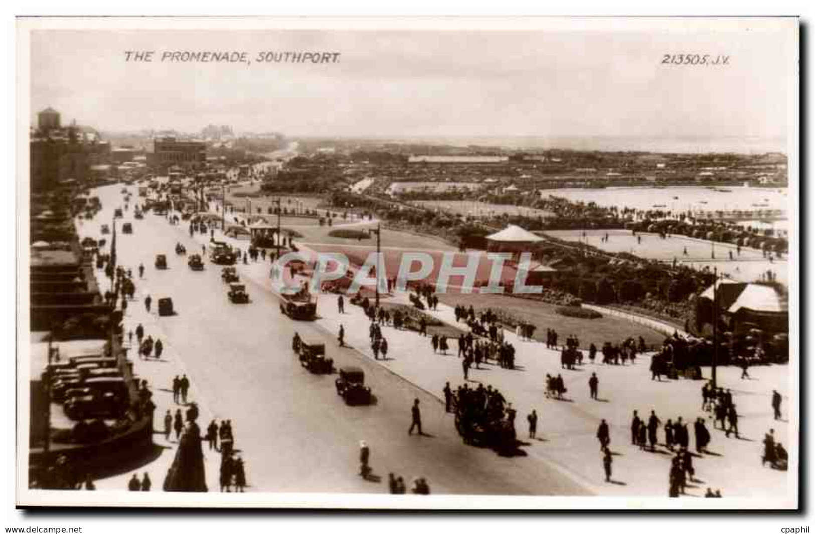 Grande Bretagne Great BRitain CPA The promenade Southport