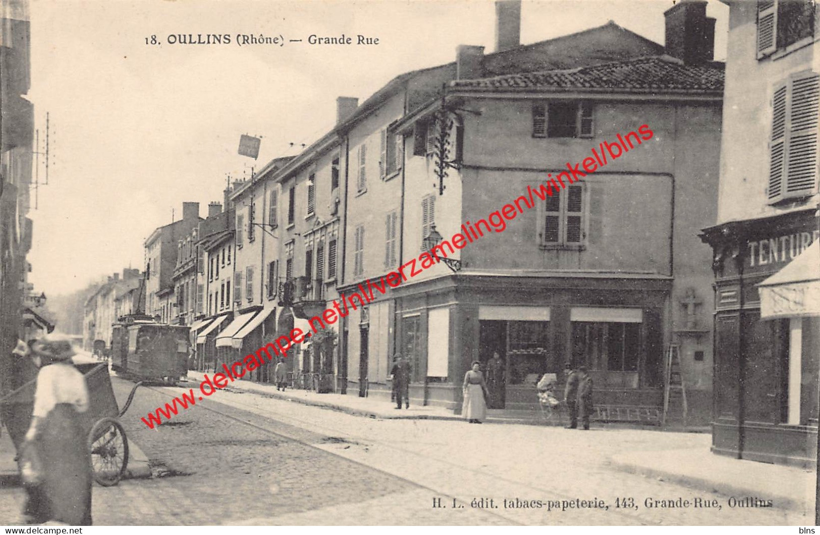 Grande Rue - tram - Oullins - (69) Rhône