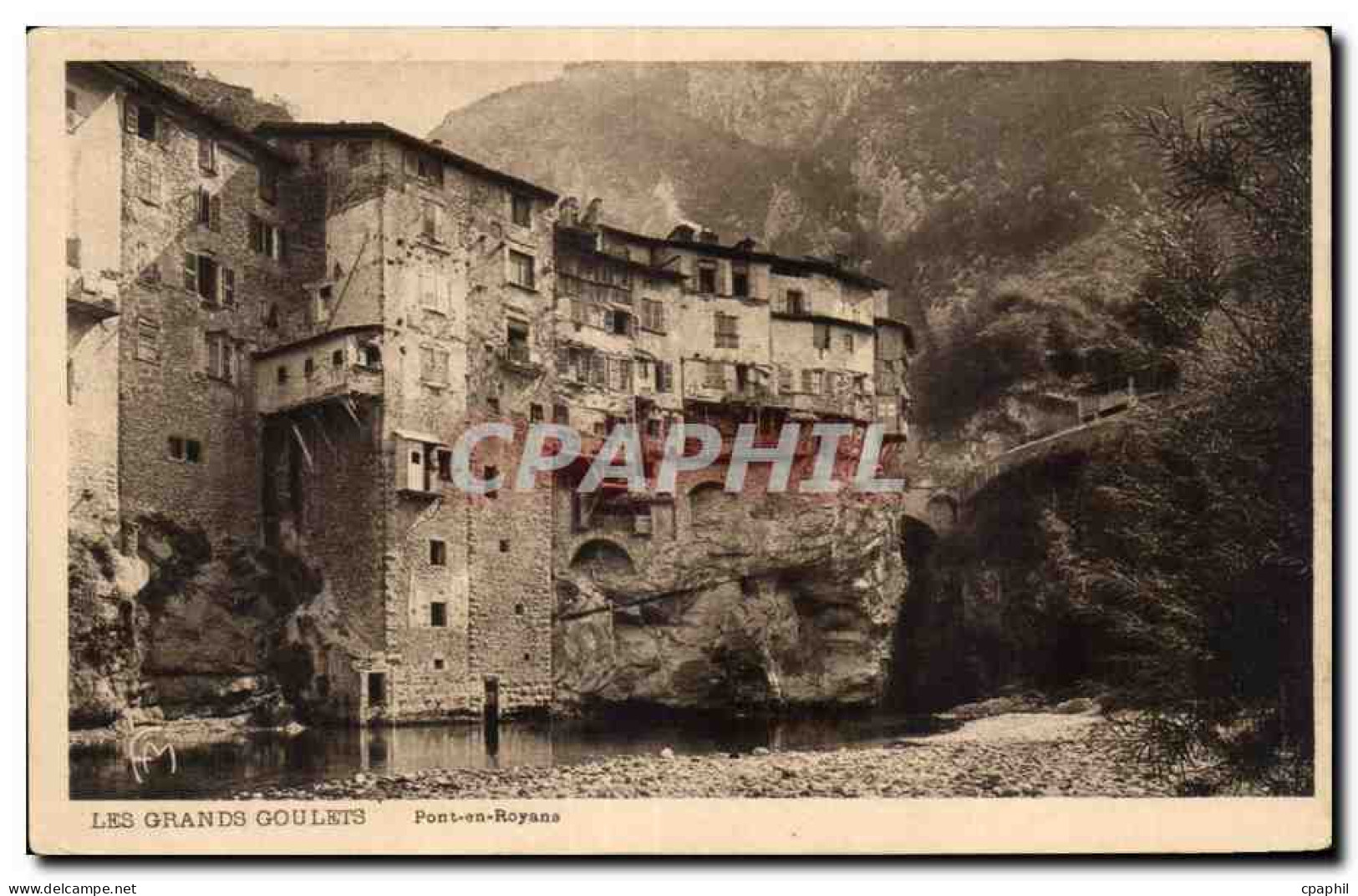Grands Goulets - Pont en Royans - CPA