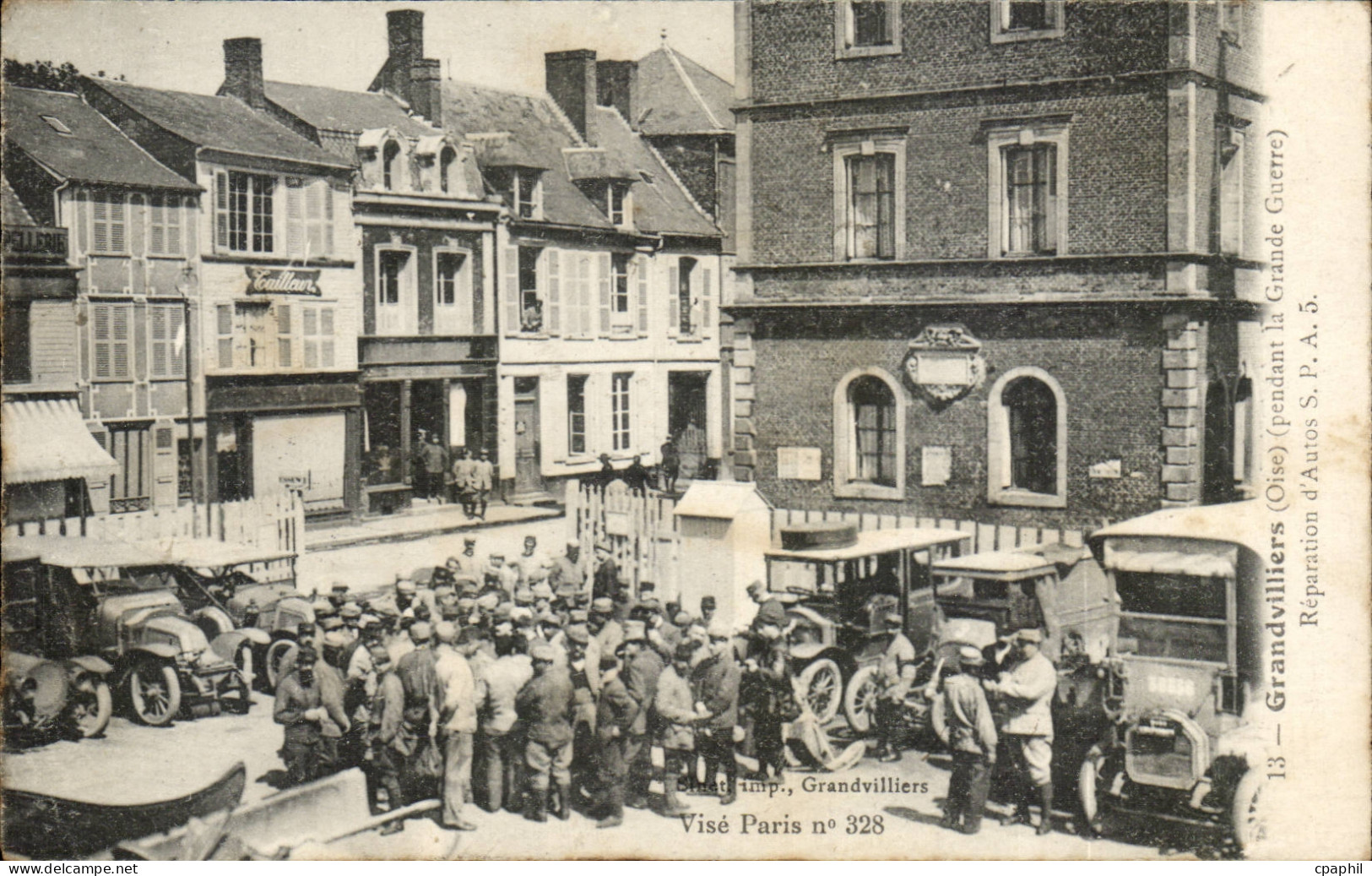 Grandvilliers - Reparation d'Autos S P A S CPA