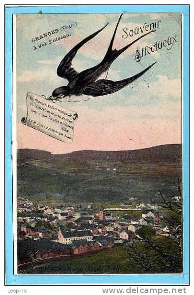 GRANGES sur VOLOGNE --  à Vol d'Oiseau