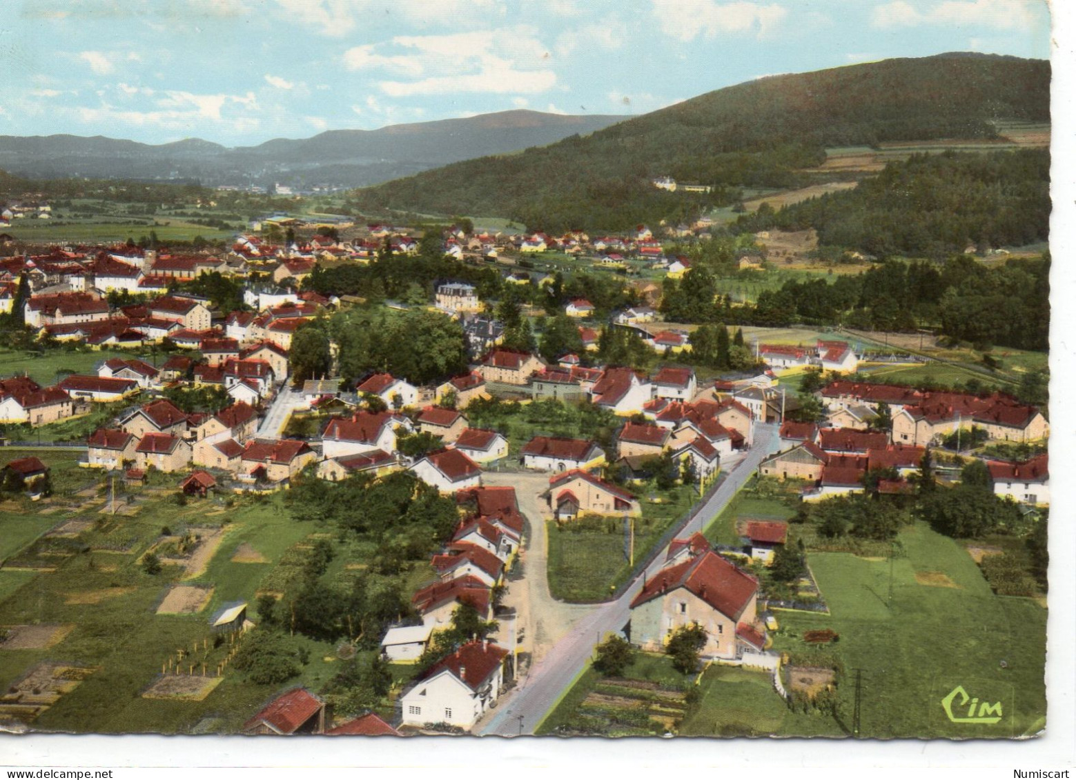 Granges-sur-Vologne vue aérienne du Village