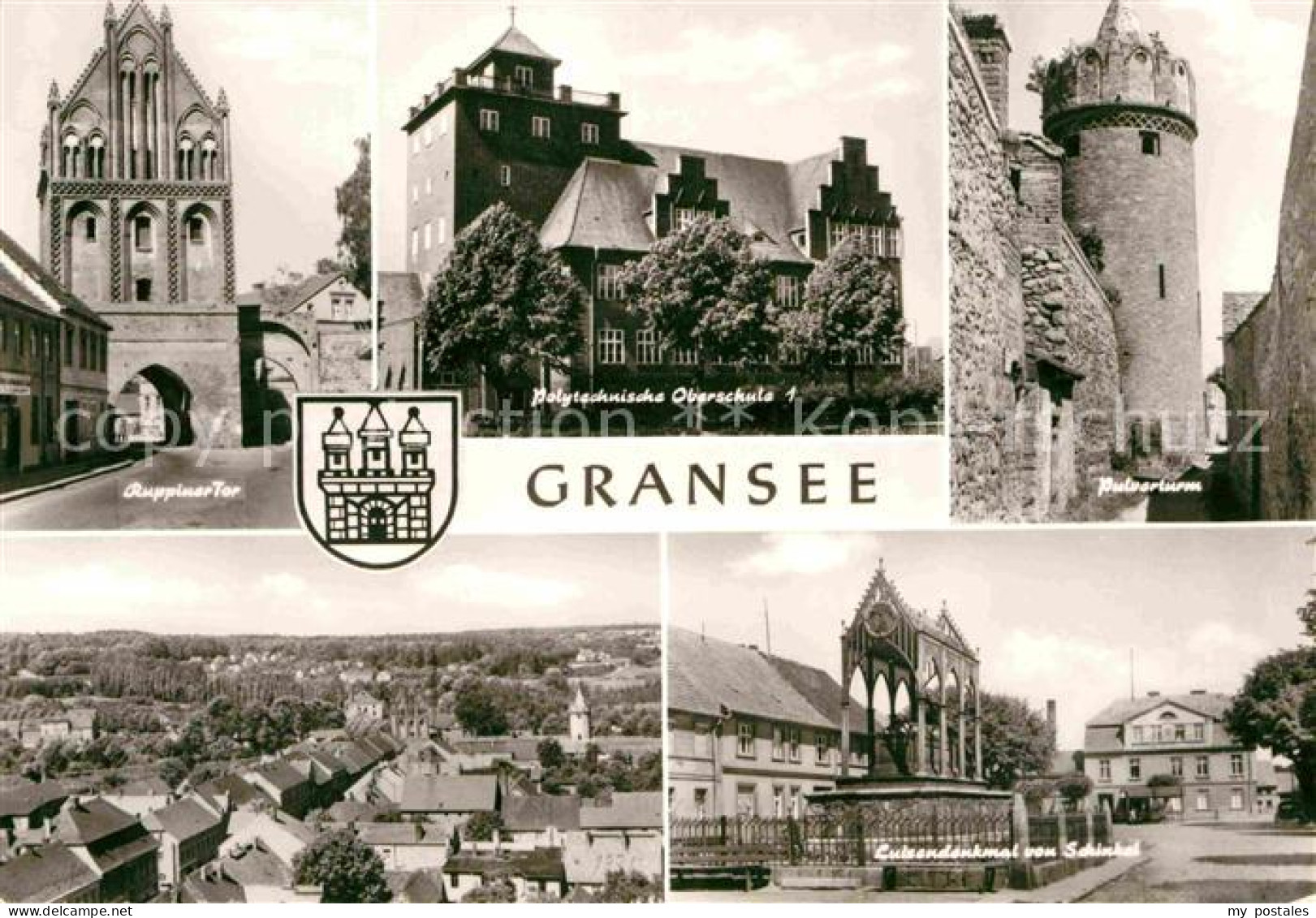 Gransee Ruppiner Tor Pulverturm Luisendenkmal von Schinkel