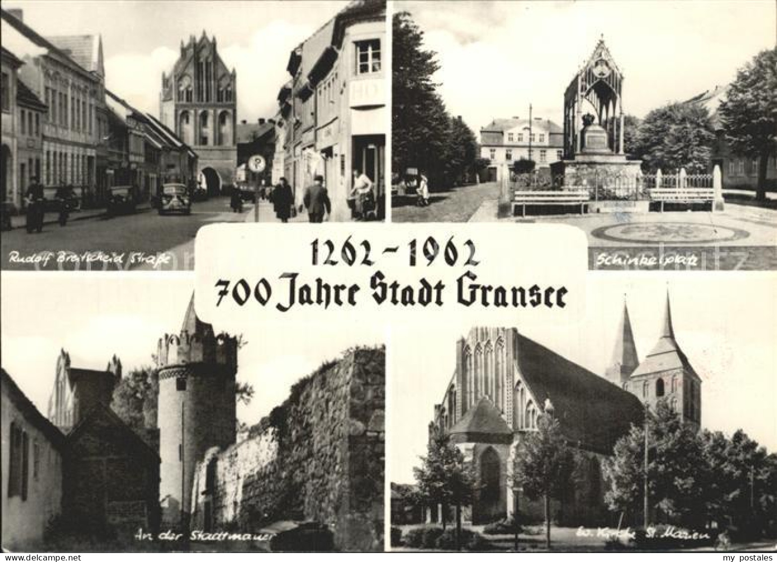 Gransee Schinkelplatz Stadtmauer Rudolf Breitscheid Strasse