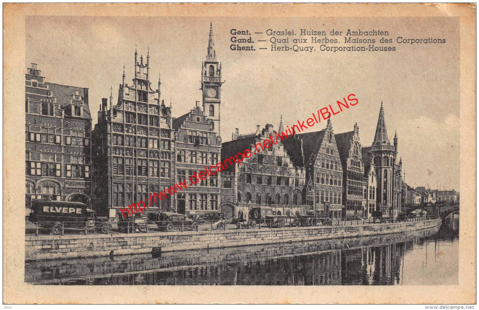 Graslei - Huizen der Ambachten - Gent