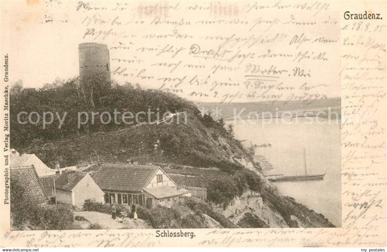 Graudenz Westpreussen Schlossberg