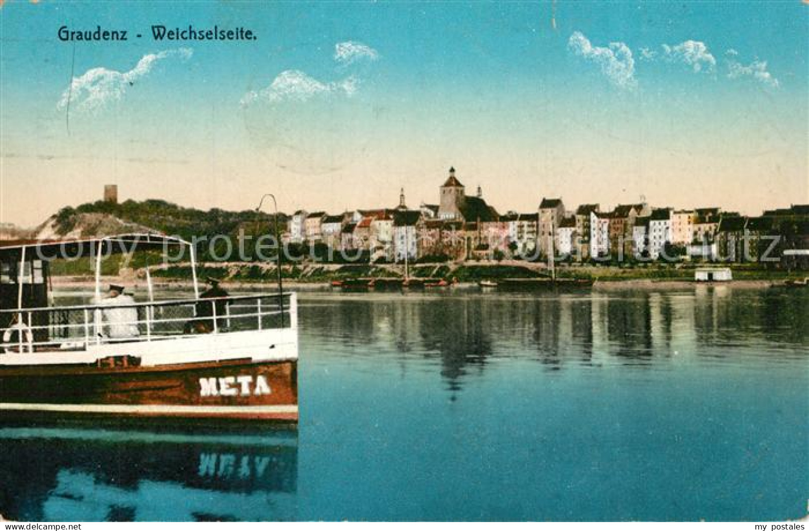 Graudenz Westpreussen Weichselpartie