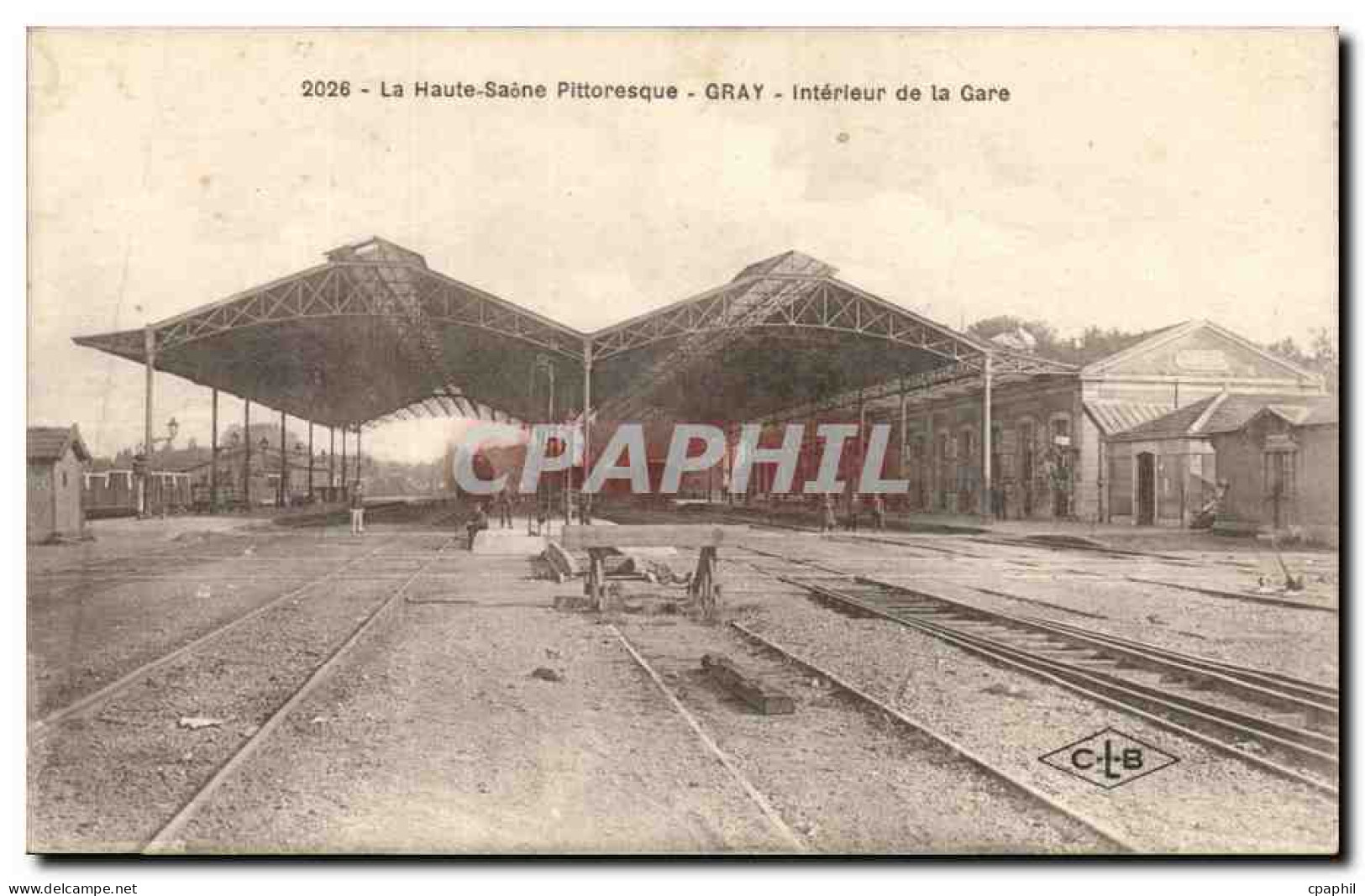 Gray - Interieure de la Gare - CPA