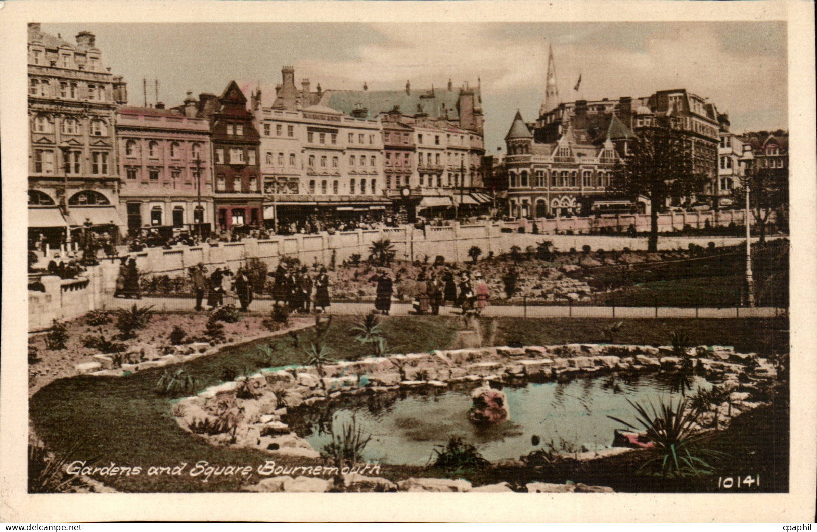 Great Britain CPA Gardens and square Bournemouth