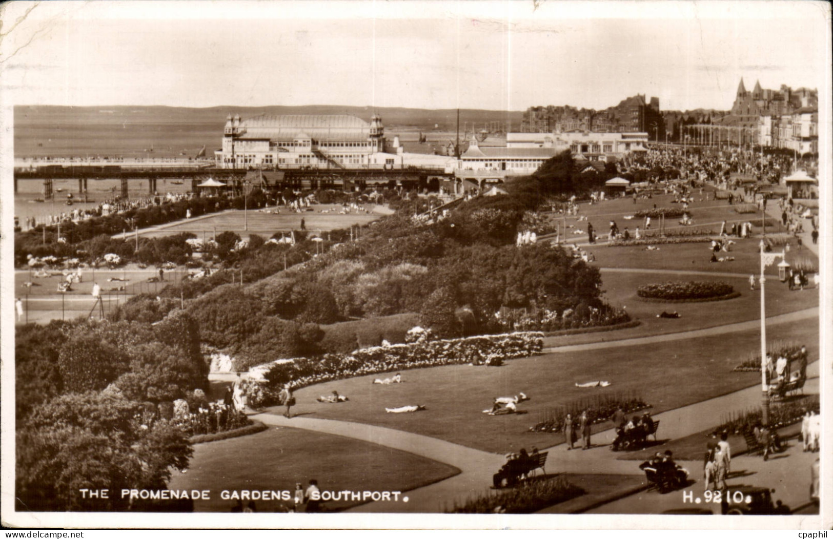 Great Britain The promenade Gardens Southport