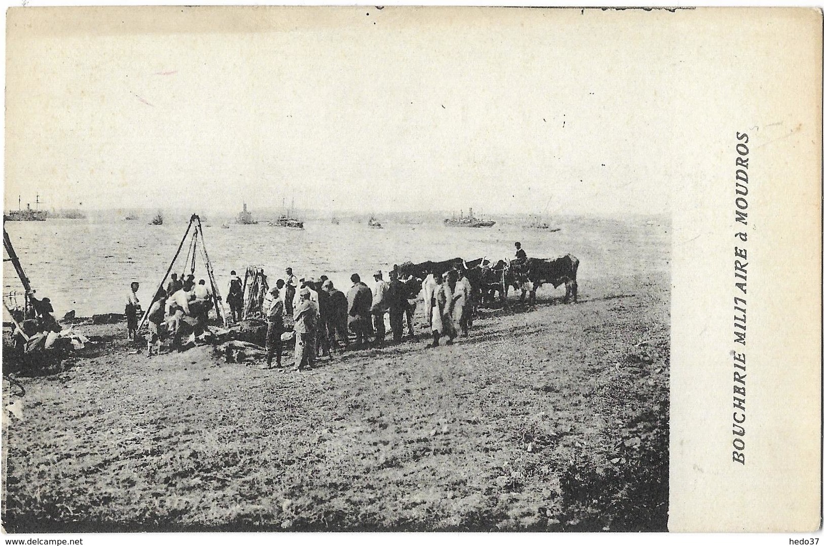 Grèce - Boucherie Militaire à Moudros
