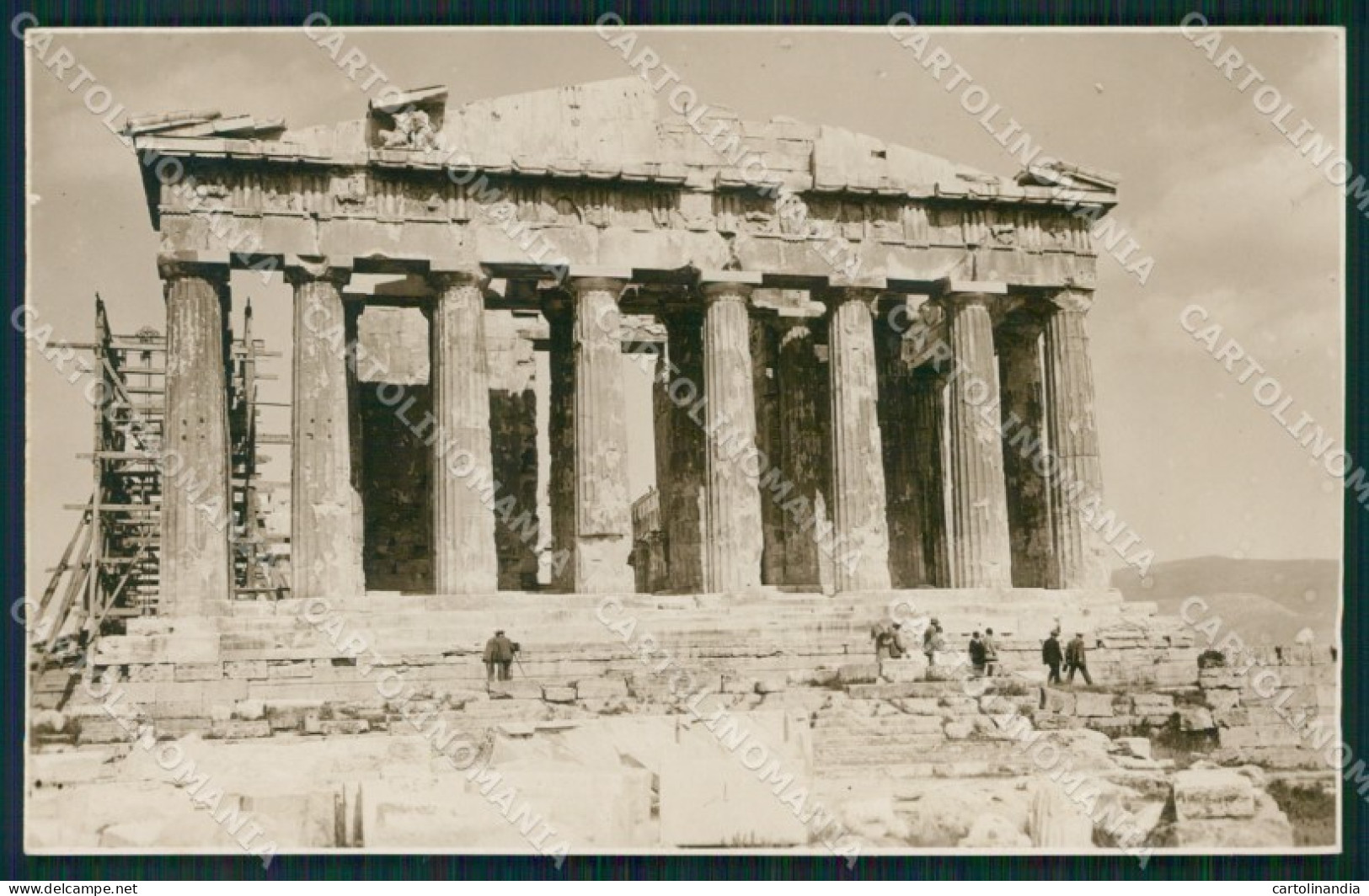 Grecia Greece Athens Real Photo postcard cartolina MT0050