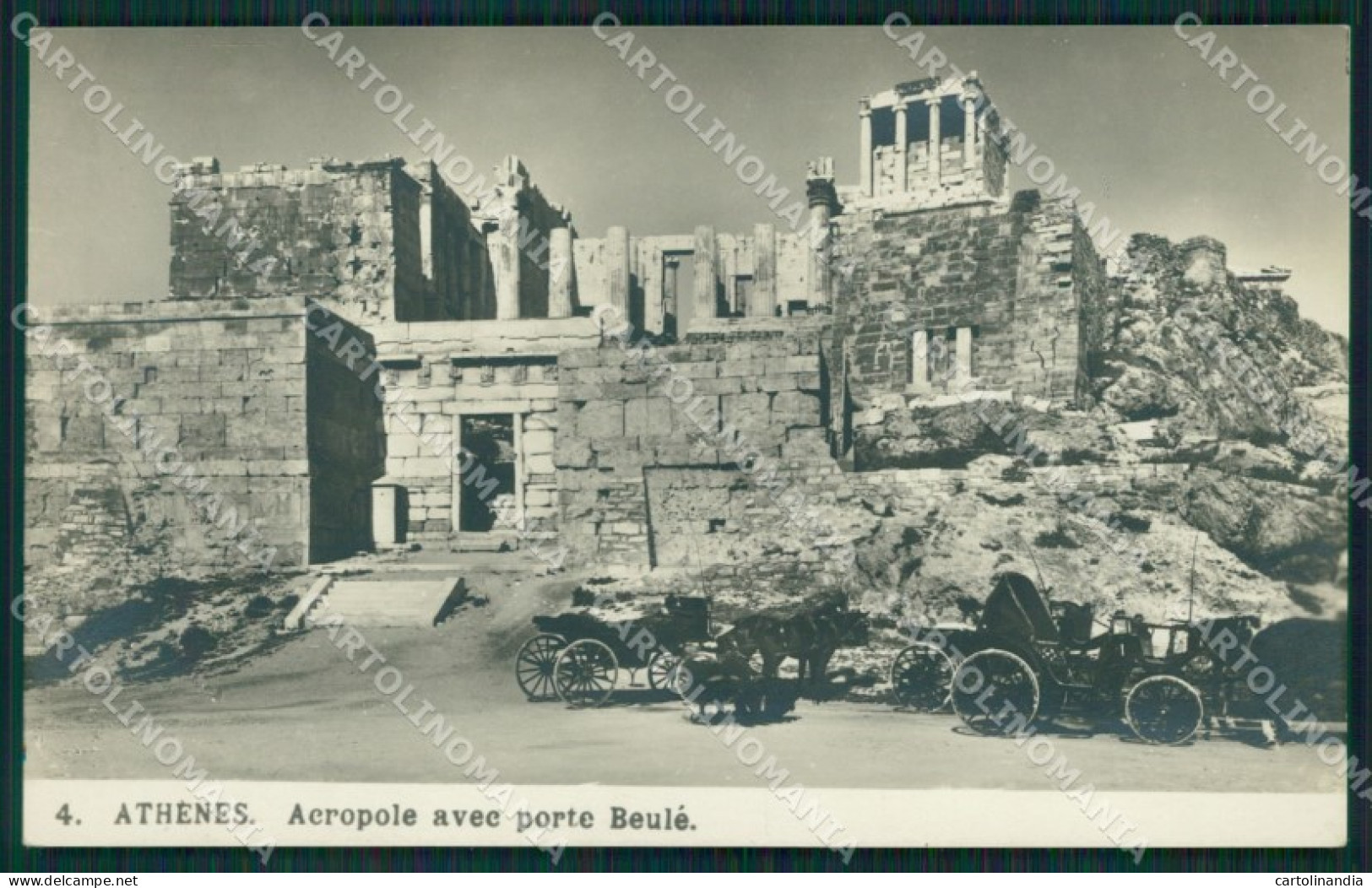 Grecia Greece Athens Real Photo postcard cartolina MT0057