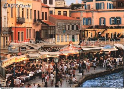 Chania Insel Kreta Restaurants Cafes am Hafen