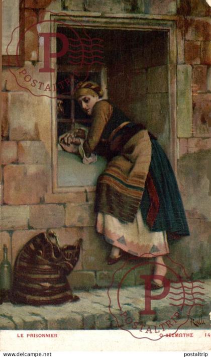 GRECIA. GREECE. "LE PRISONNIER".