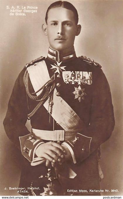 Greece - Crown Prince George - Photographer J. Boehringer - Publ. Moos 3647