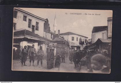 Griechenland Greece AK Salonique Markt
