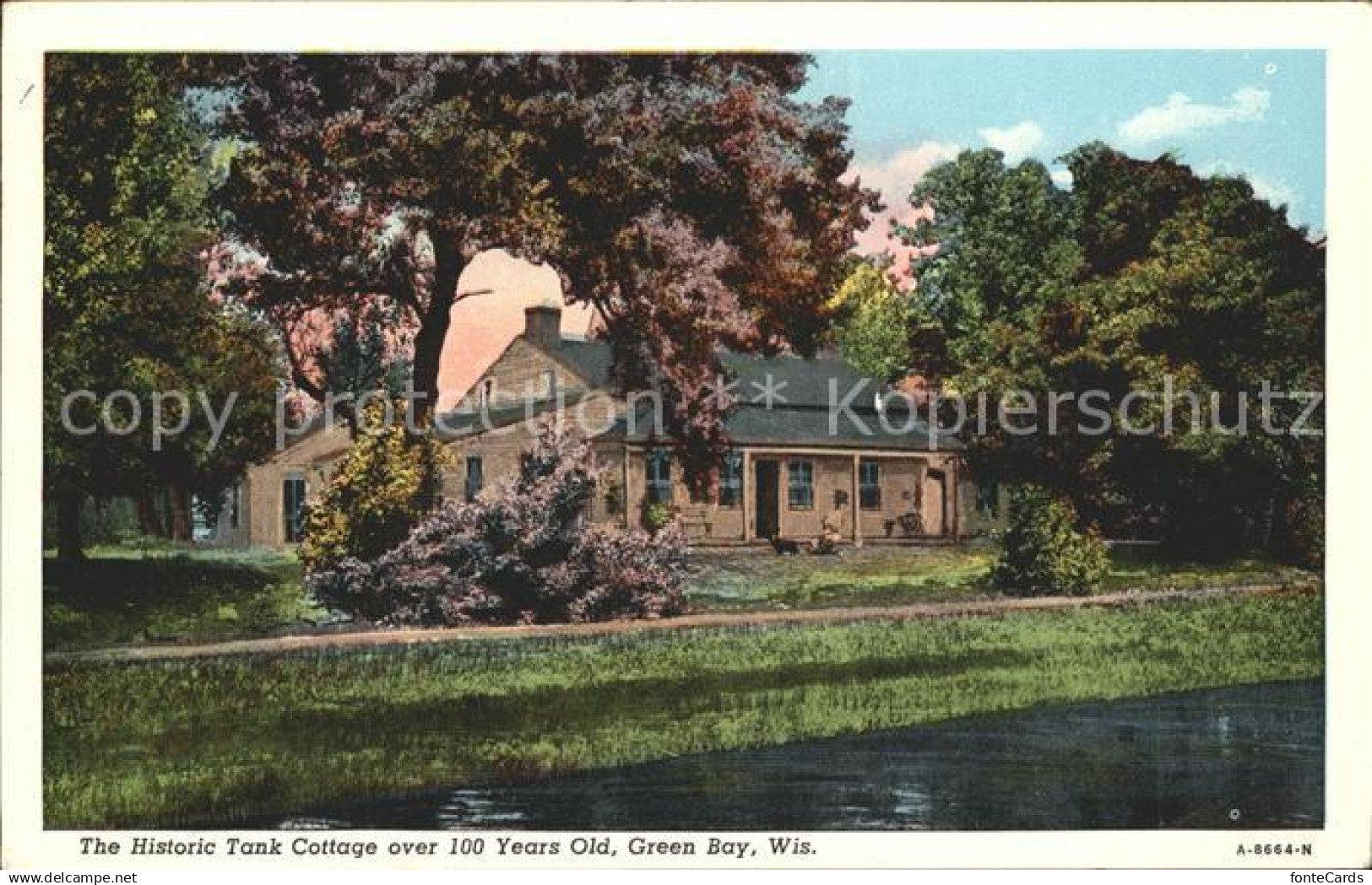 Green Bay Wisconsin Historic Tank Cottage over 100 years old