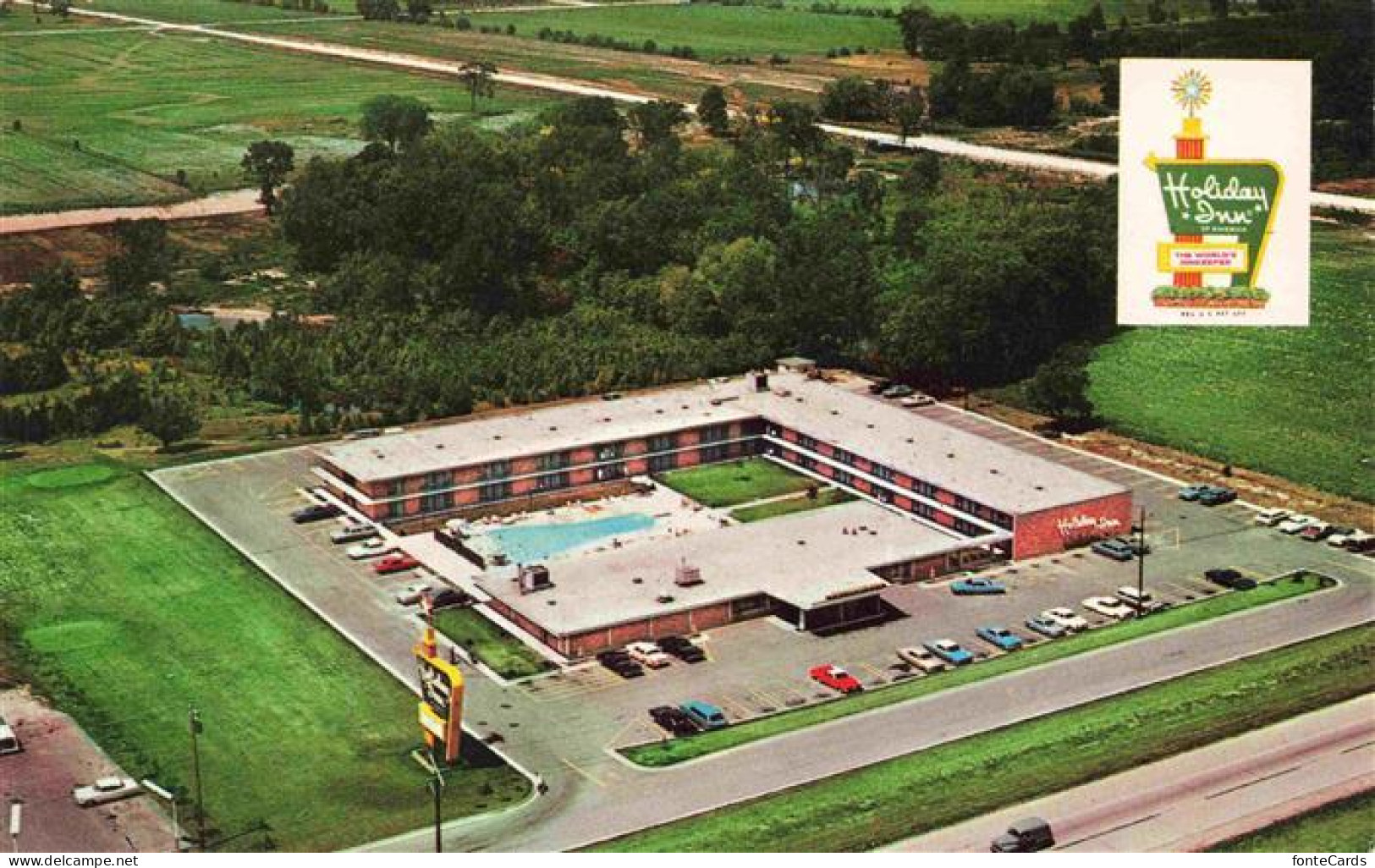 Green Bay Wisconsin USA Holiday Inn Fliegeraufnahme