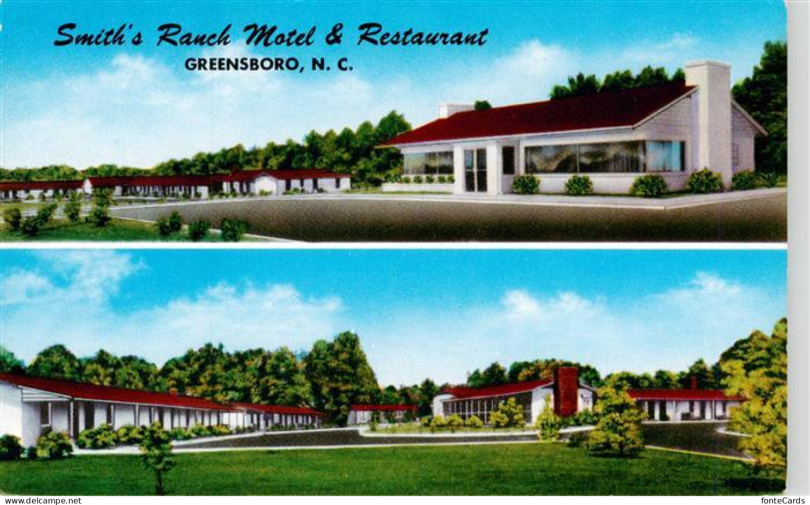 Greensboro North Carolina USA Smiths Ranch Motel and Restaurant