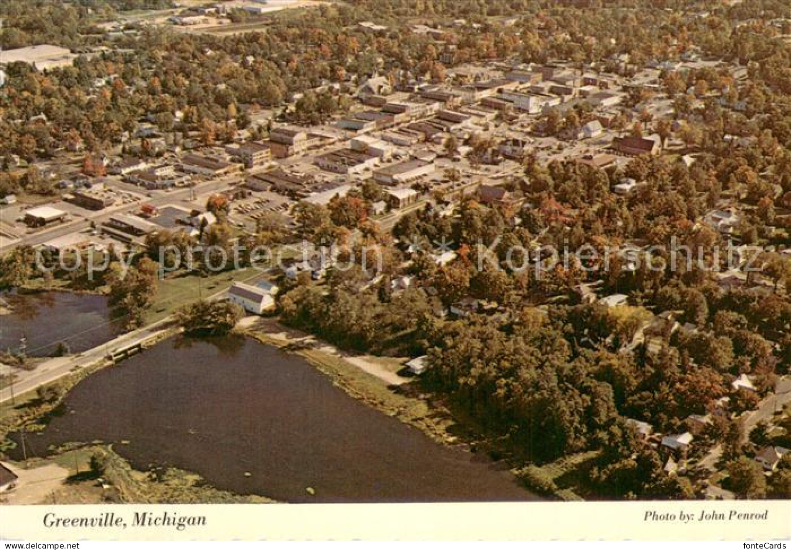 Greenville Michigan Fliegeraufnahme