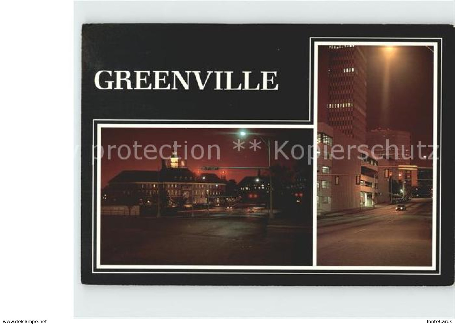 Greenville South Carolina Center of the industrial aerea