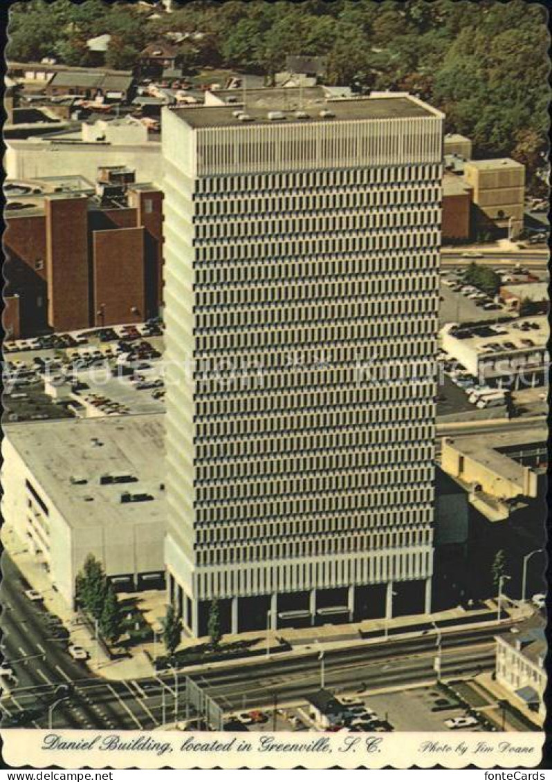 Greenville South Carolina Fliegeraufnahme Daniel Buiding