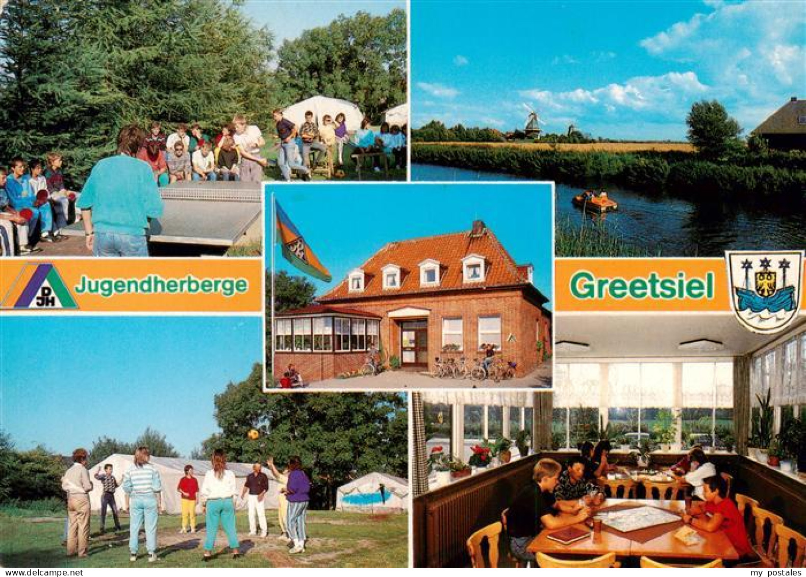 Greetsiel Krummhoern Aurich Niedersachsen Jugendherberge Greetsiel Teilansichte