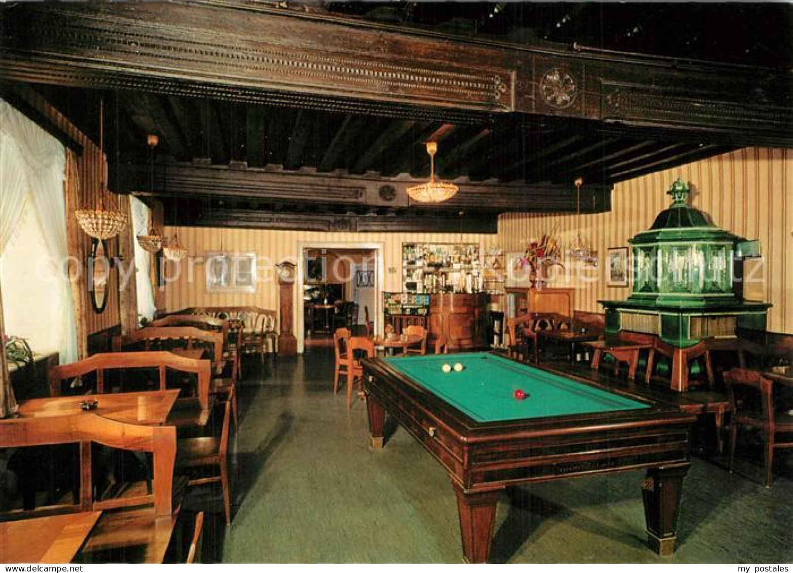 Grein Donau Oberoesterreich Cafe Blumenstraeussl Billardzimmer