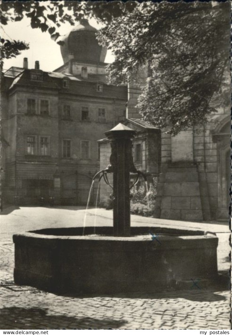 Greiz Thueringen Greiz Brunnen