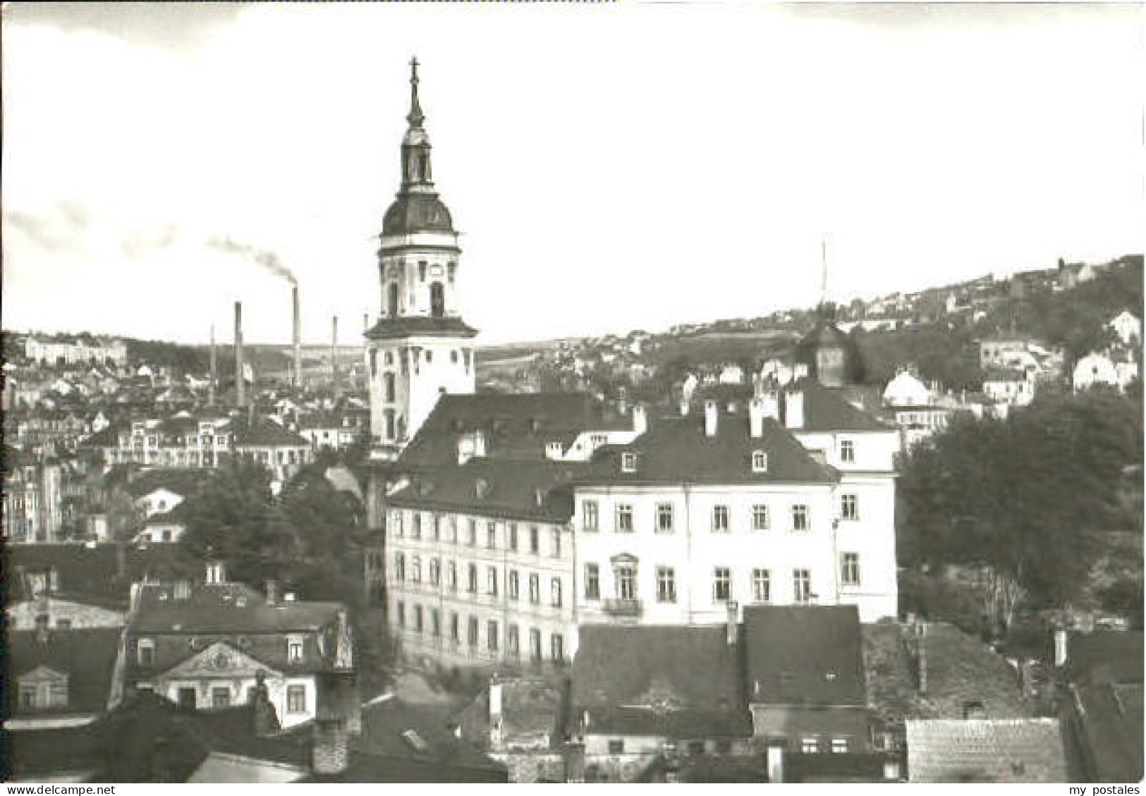 Greiz Thueringen Greiz Kirche Schloss