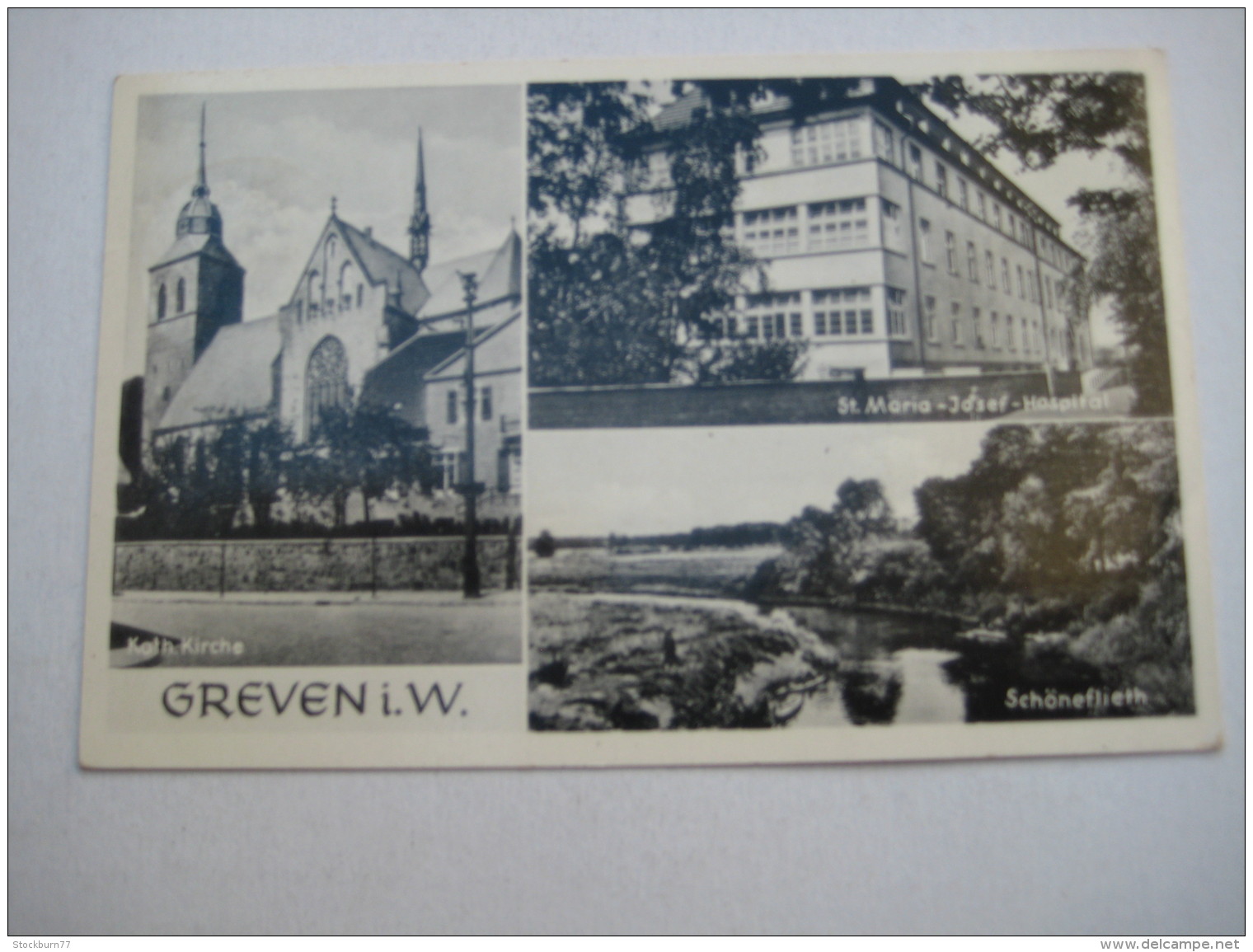 GREVEN , Schöne Karte um 1954