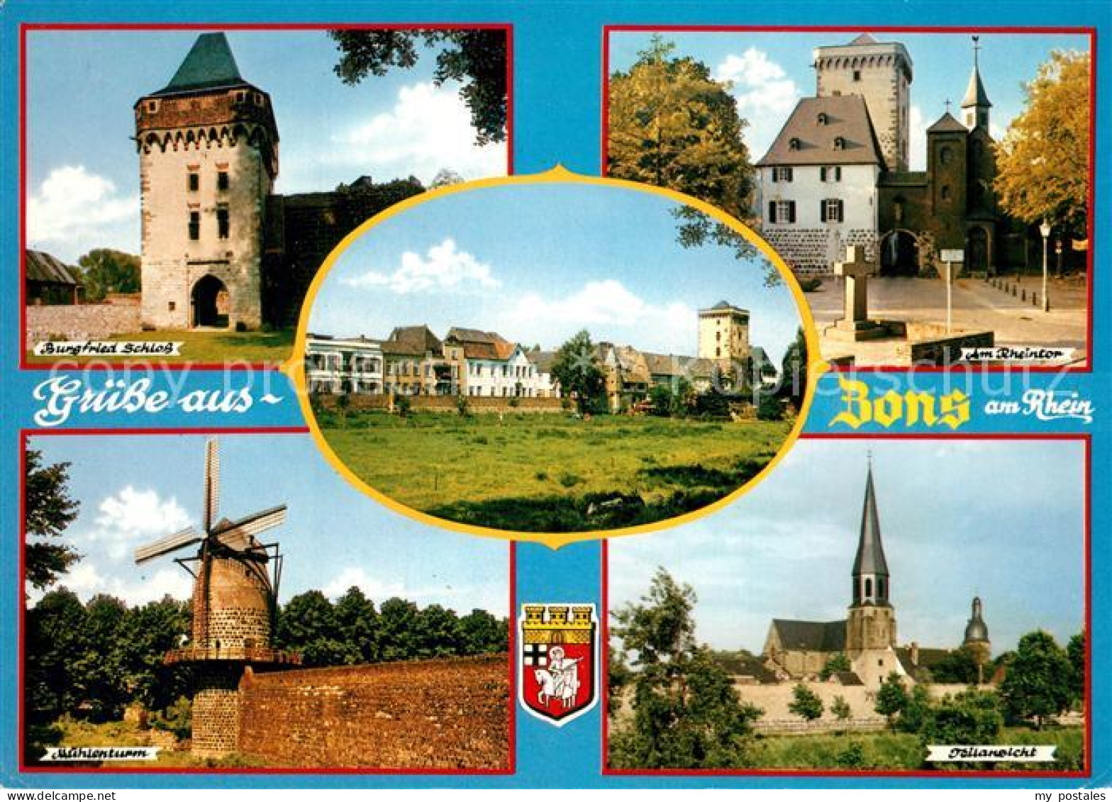 Grevenbroich Burgfried Schloss Bons Rheintor Muehle