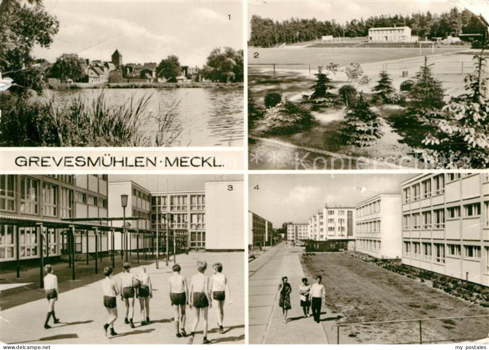 Grevesmuehlen Vielbecker See Sportplatz Polytechnische Oberschule Am Ploggensee