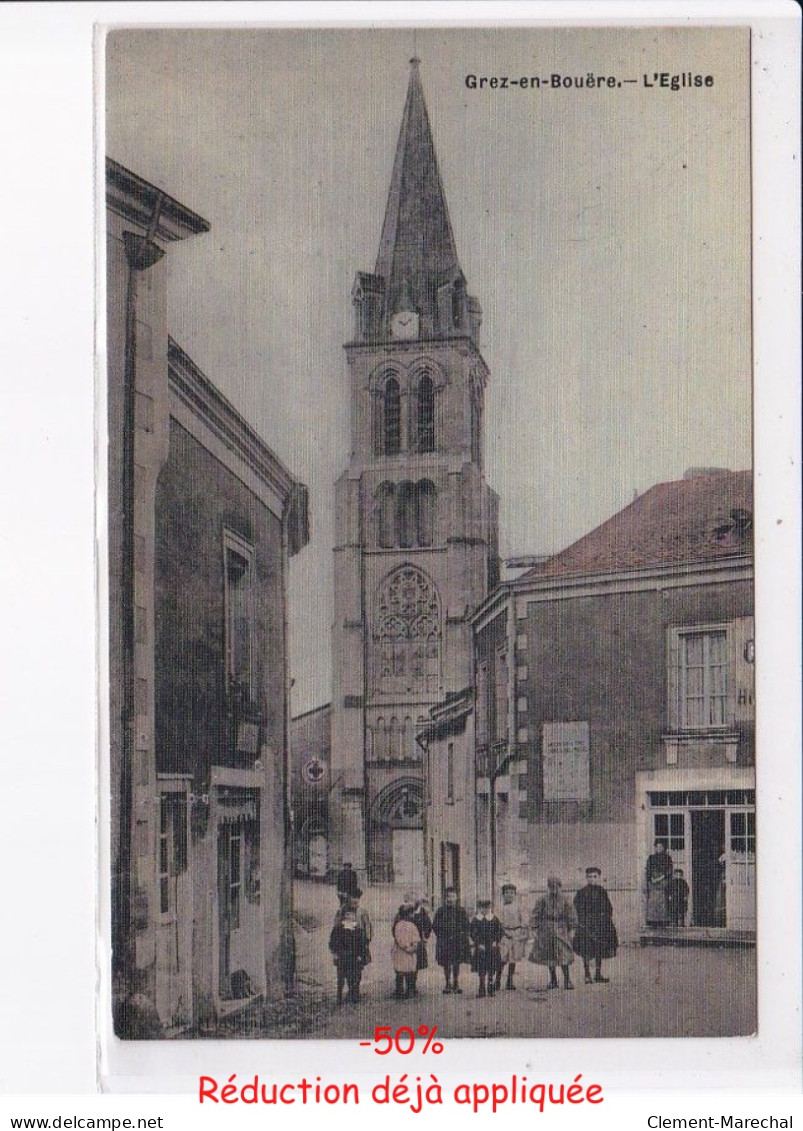 GREZ-en-BOUERE: l'église - état
