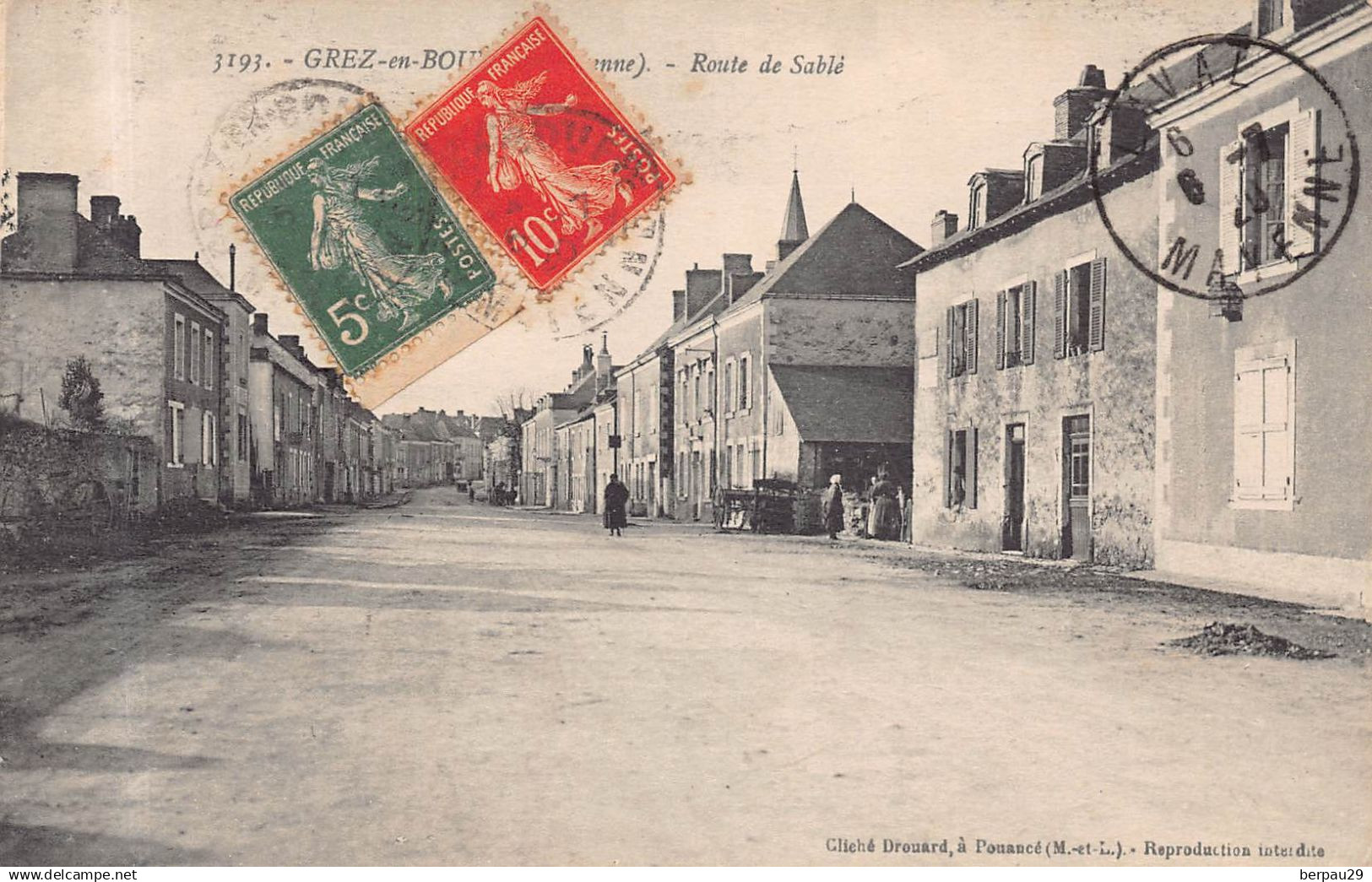 GREZ EN BOUERE -Route de Sablé