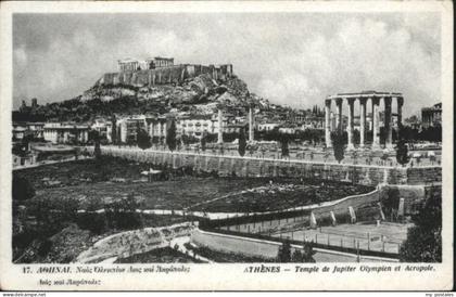 Athen Griechenland Athen Olympischer Jupitertempel Akropolis